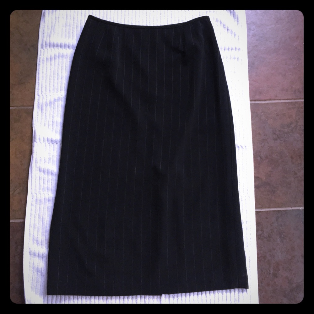 Kasper Classics petite pinstripe full skirt